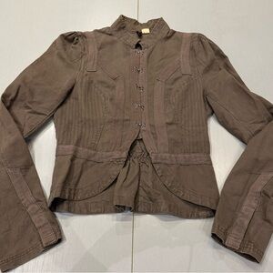 H&M Dark Brown / Olive Green Women's Blazer
